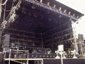 Bühnenbau mit Licht